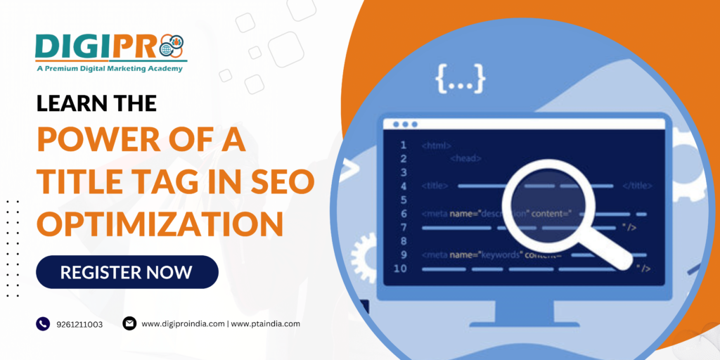 A Title Tag in SEO Optimization