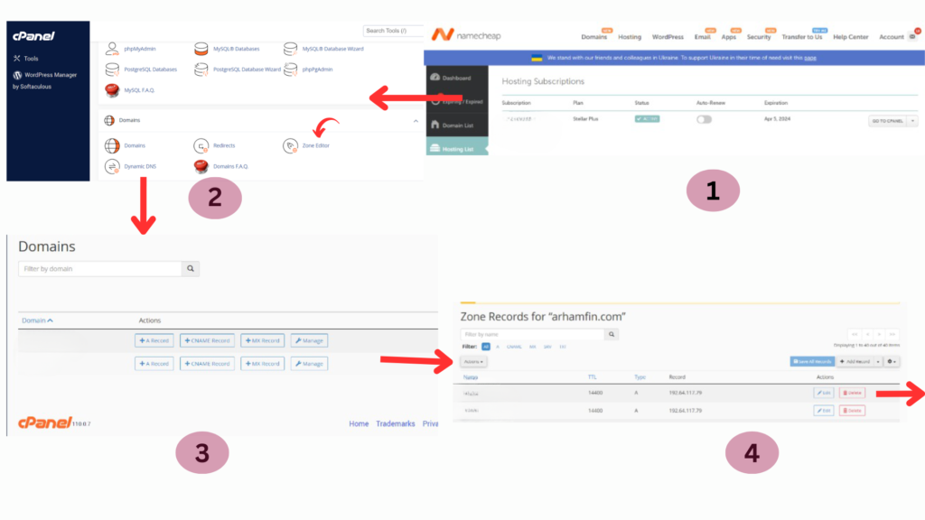 SSL with domain setup step